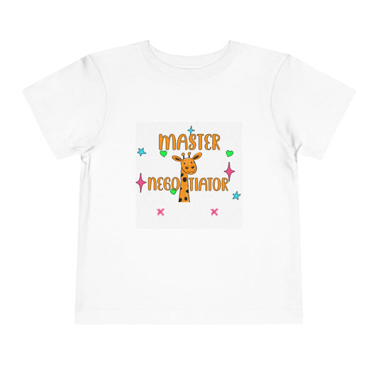 Master Negotiator Toddler Tee, Cute Kid Shirt, Birthday Gift, Playtime [...]