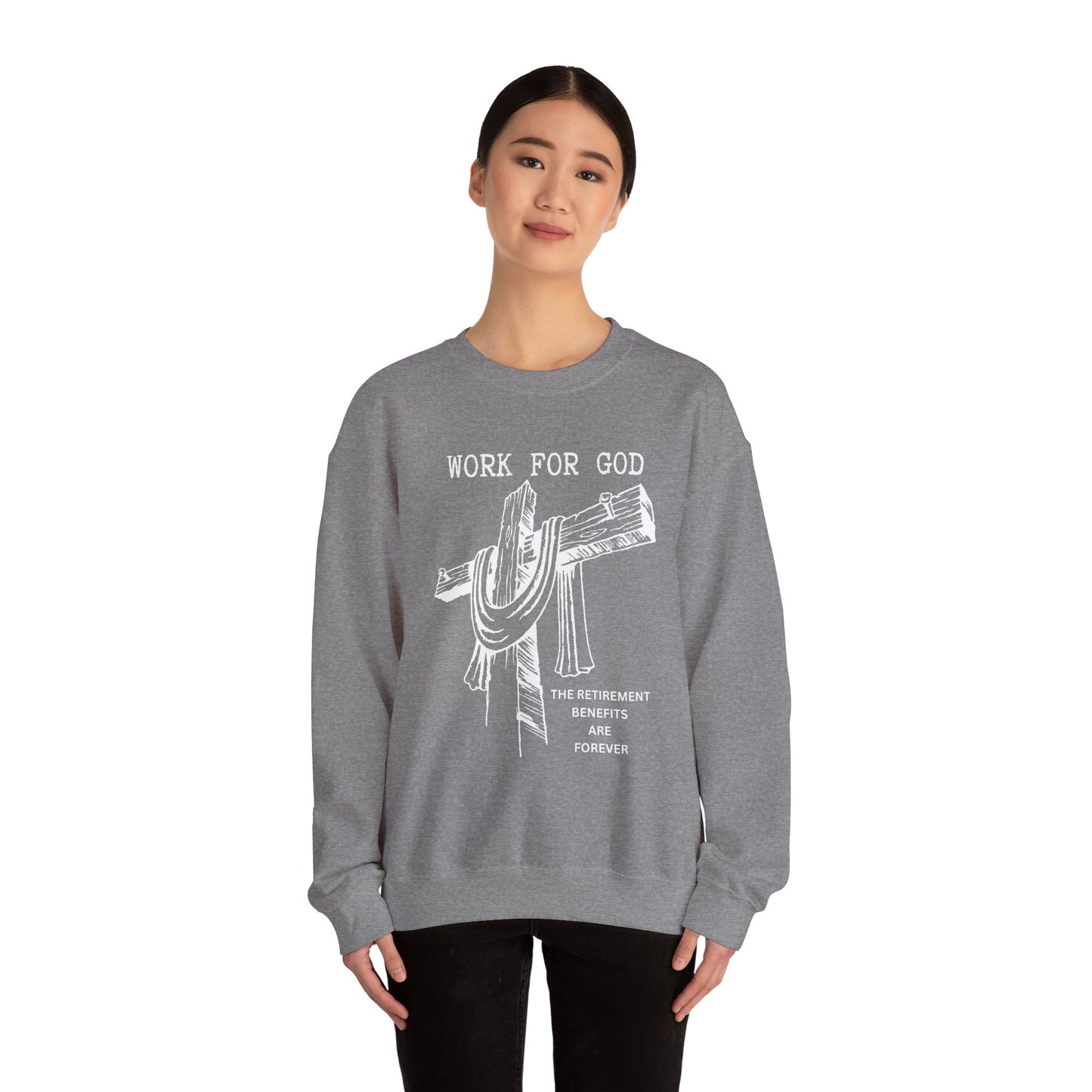 Faith-Inspired Crewneck Sweatshirt, Christian Gift, Unisex Sweater, Work [...]