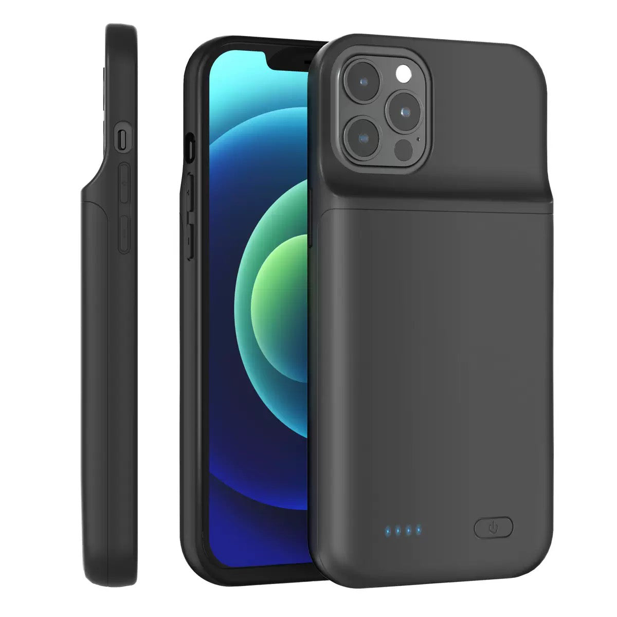 Rechargeable Slim Fold Battery Charger Case for iPhone 16/17 Pro Max – 360° Protection & Portable Power