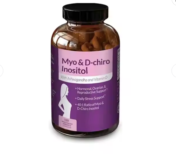 Myo-Insositol & D-Chiro Inositol Supplement. Support Reproductive, Ovulation 40:1 Ratio Blend 30 Day Supply