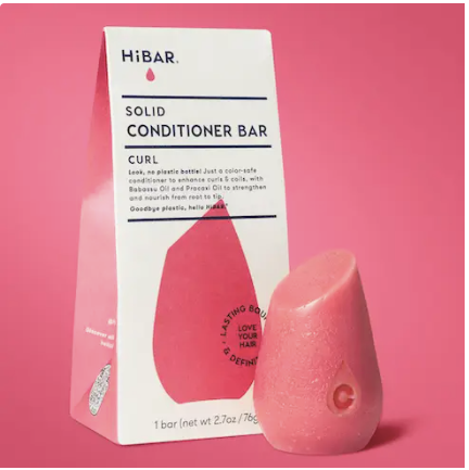 HiBAR Curl Shampoo & Conditioner Bar– Moisturizing Hair Care for Curly & Wavy Hair