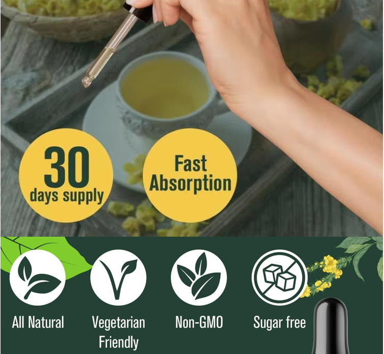 Better Lungs, Mullein Drop for Lungs - Lung Purification & Support - Respiratory Function for Healthy Breathing - Natural Supplement, Tincture Drops - Non-GMO, Vegetarian -1 Month Supply