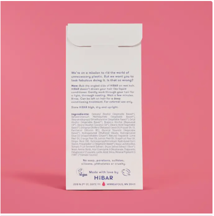 HiBAR Curl Shampoo & Conditioner Bar– Moisturizing Hair Care for Curly & Wavy Hair