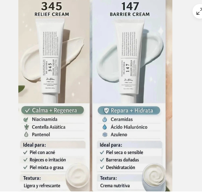 Dr. Althea Korean Face Cream – 345 Relief & 147 Barrier Cream | Deep Hydration, Skin Barrier Support & Radiant Glow