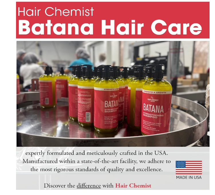 Hair Chemist Strength & Growth Batana Oil Shampoo & Conditioner Set (33.8 oz) – Fortifying & Rejuvenating Formula