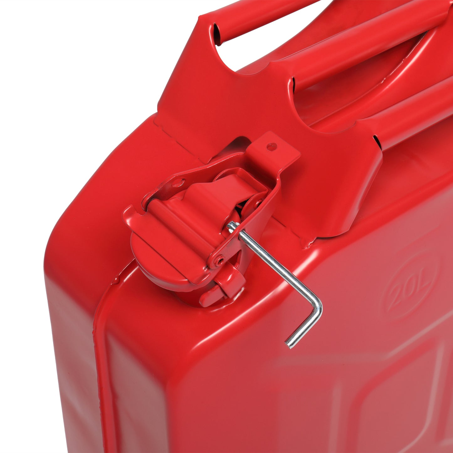Iron 20L 0.6mm Oil Drum American Red