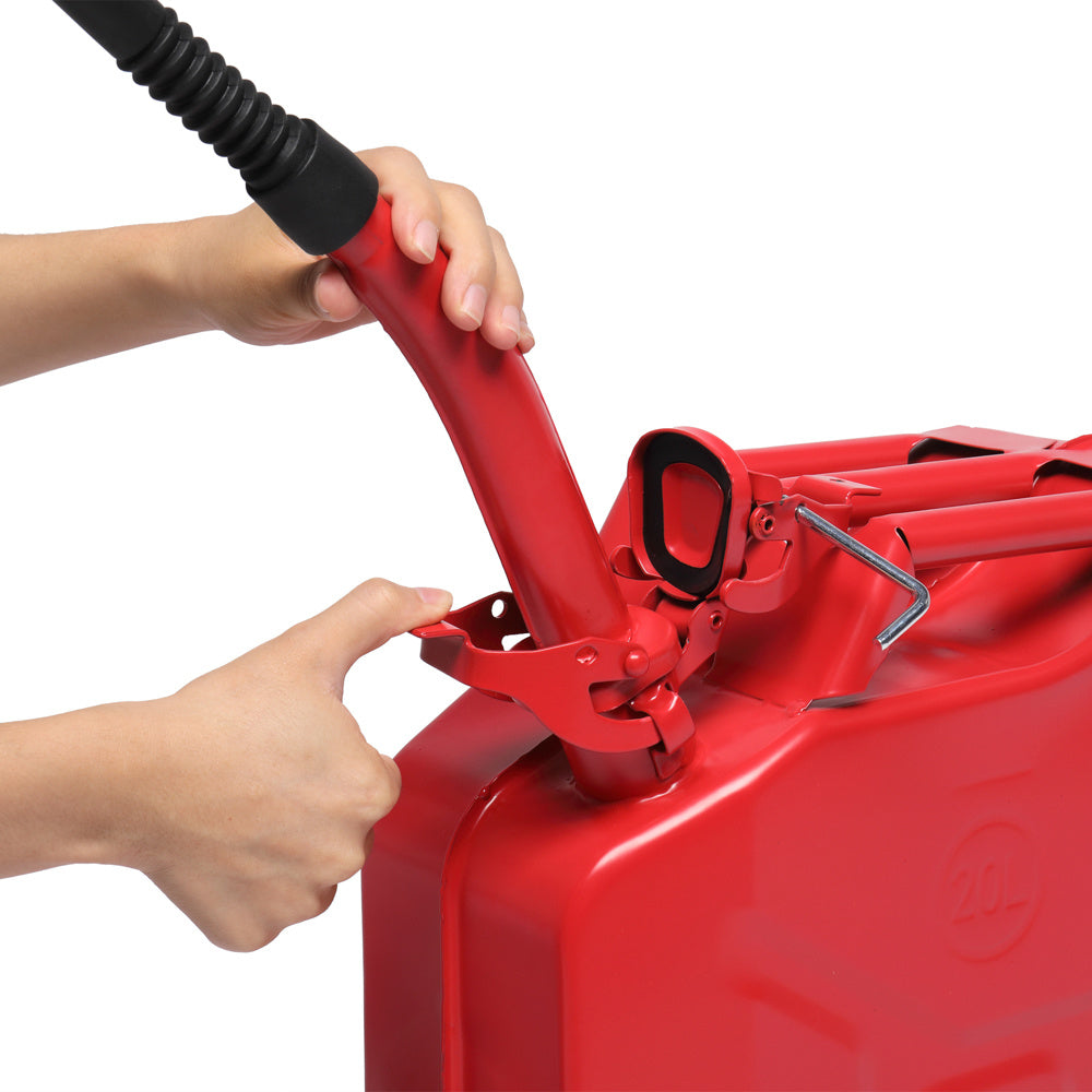Iron 20L 0.6mm Oil Drum American Red