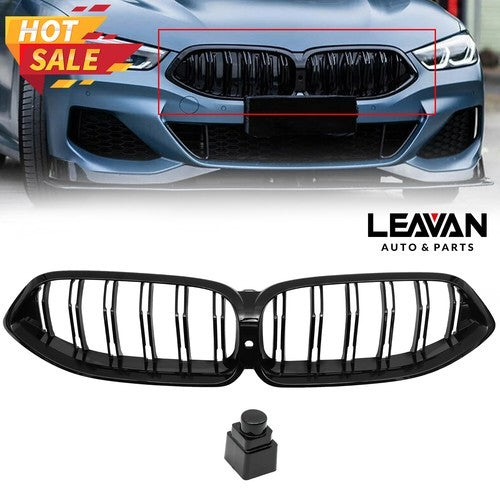 Front Kidney Grille Replace For BMW G14 G15 G16 840i M850i W  Camera Hole Black